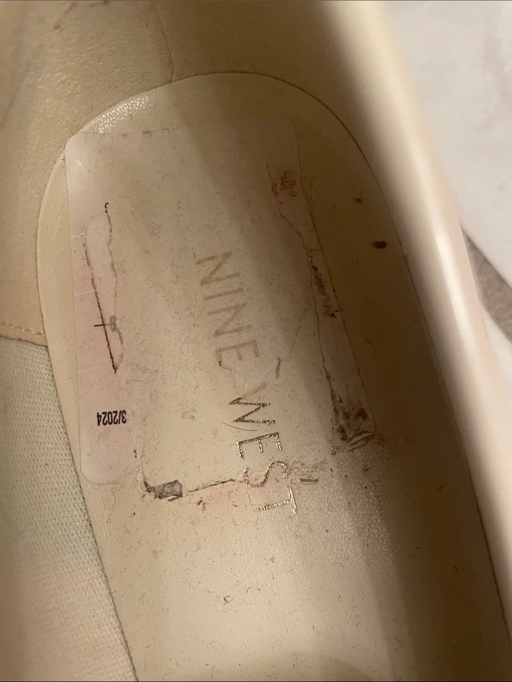 Nine West Cream Patent Chain-Trim Men's Loafers